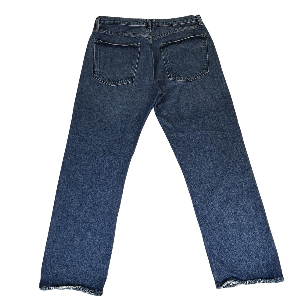 AGOLDE 90's Pinch Waist High Rise Straight Jeans In Range Wash - Size 33 - Picture 7 of 9